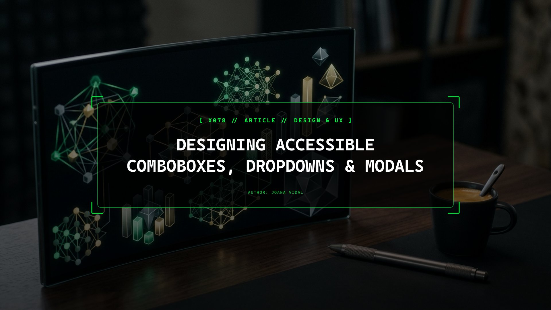 Designing Accessible Custom Select Dropdowns, Comboboxes, and Modals with ARIA