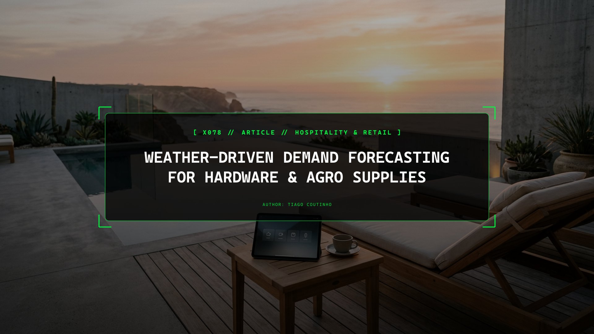 Weather-Driven Demand Forecasting for Hardware & Agro Supplies