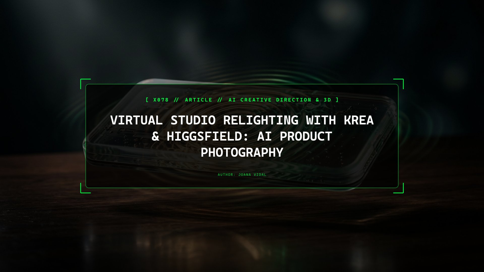 Virtual Studio Relighting with Krea & Higgsfield: AI Product Photography
