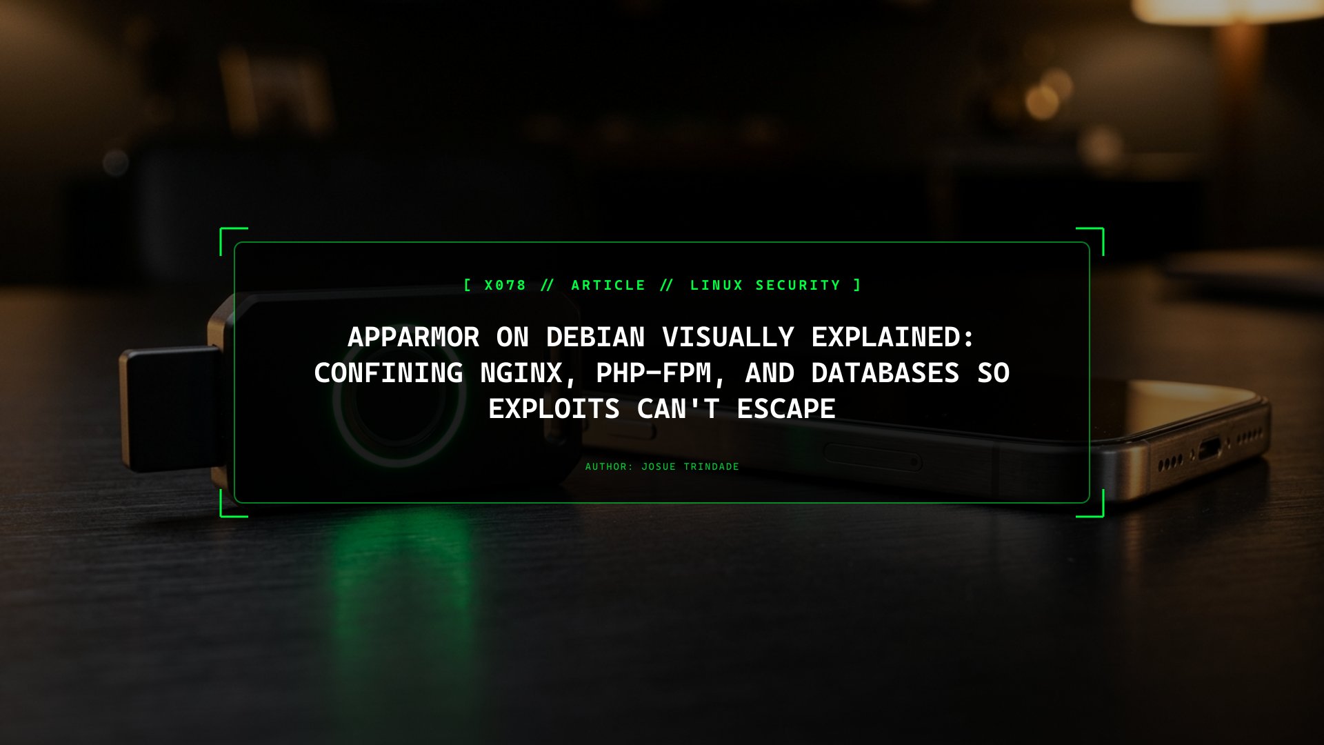 AppArmor on Debian Visually Explained: Confining Nginx, PHP-FPM, and Databases So Exploits Can't Escape