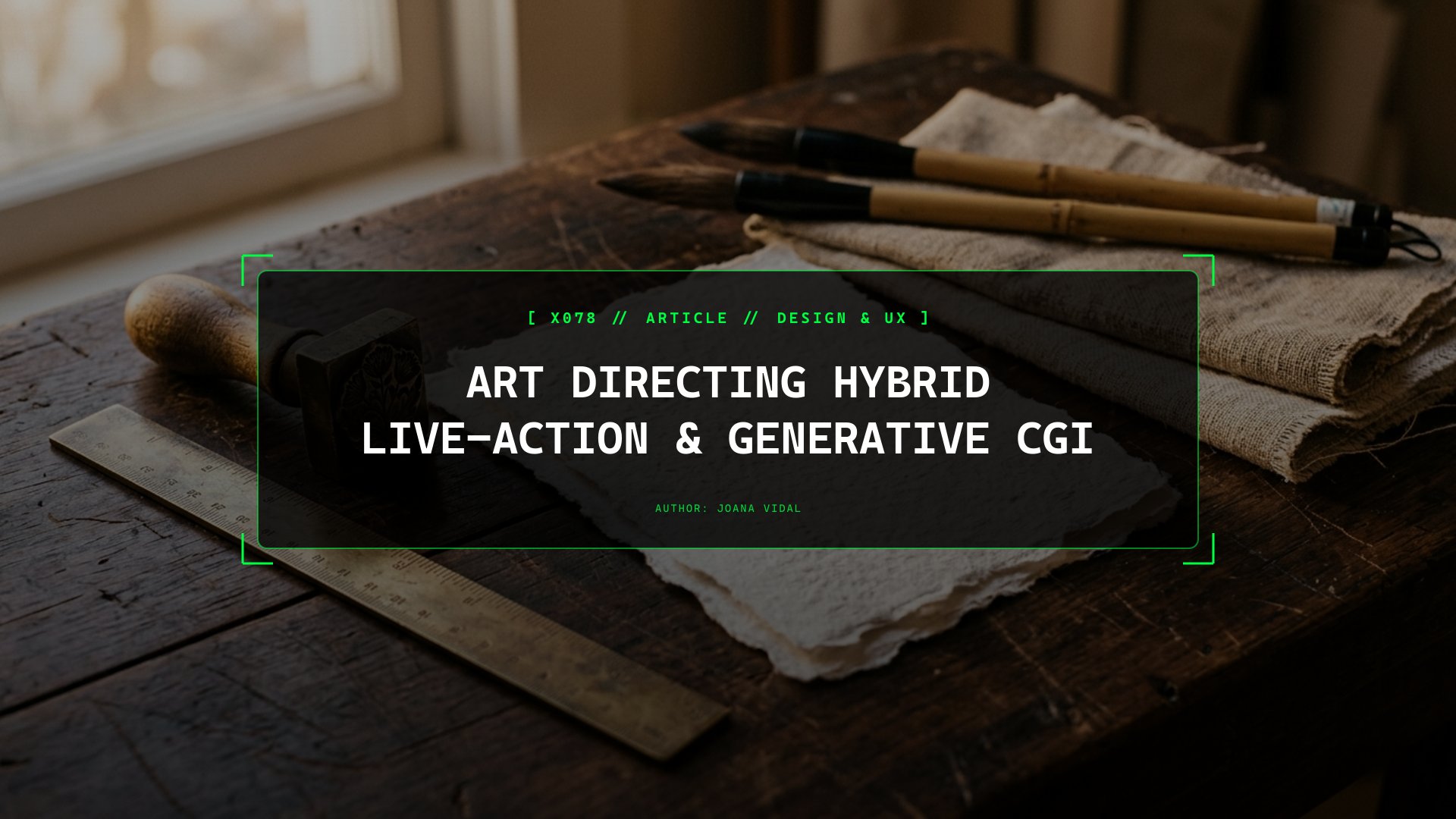 Art Directing Hybrid Live-Action + Generative CGI Product Launches