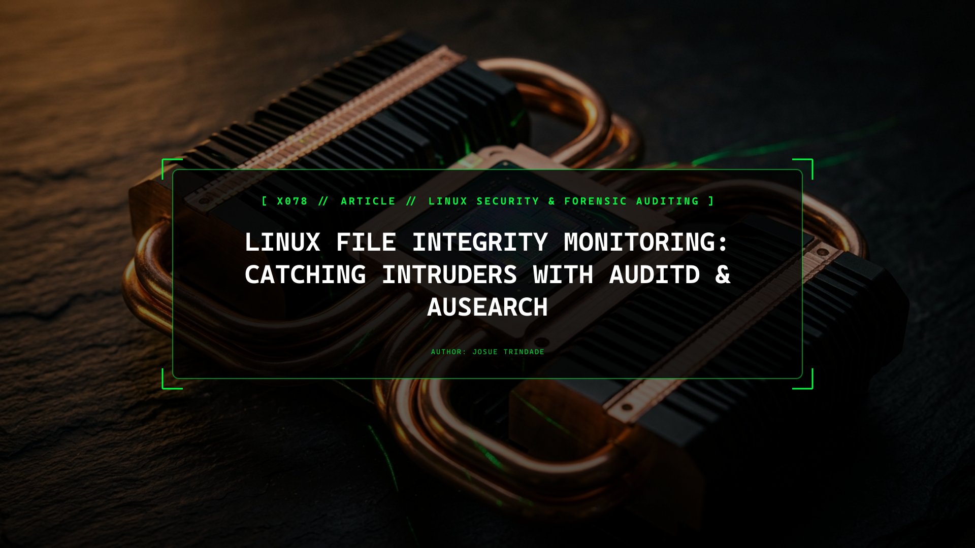 Linux File Integrity Monitoring: Catching Intruders with auditd & ausearch