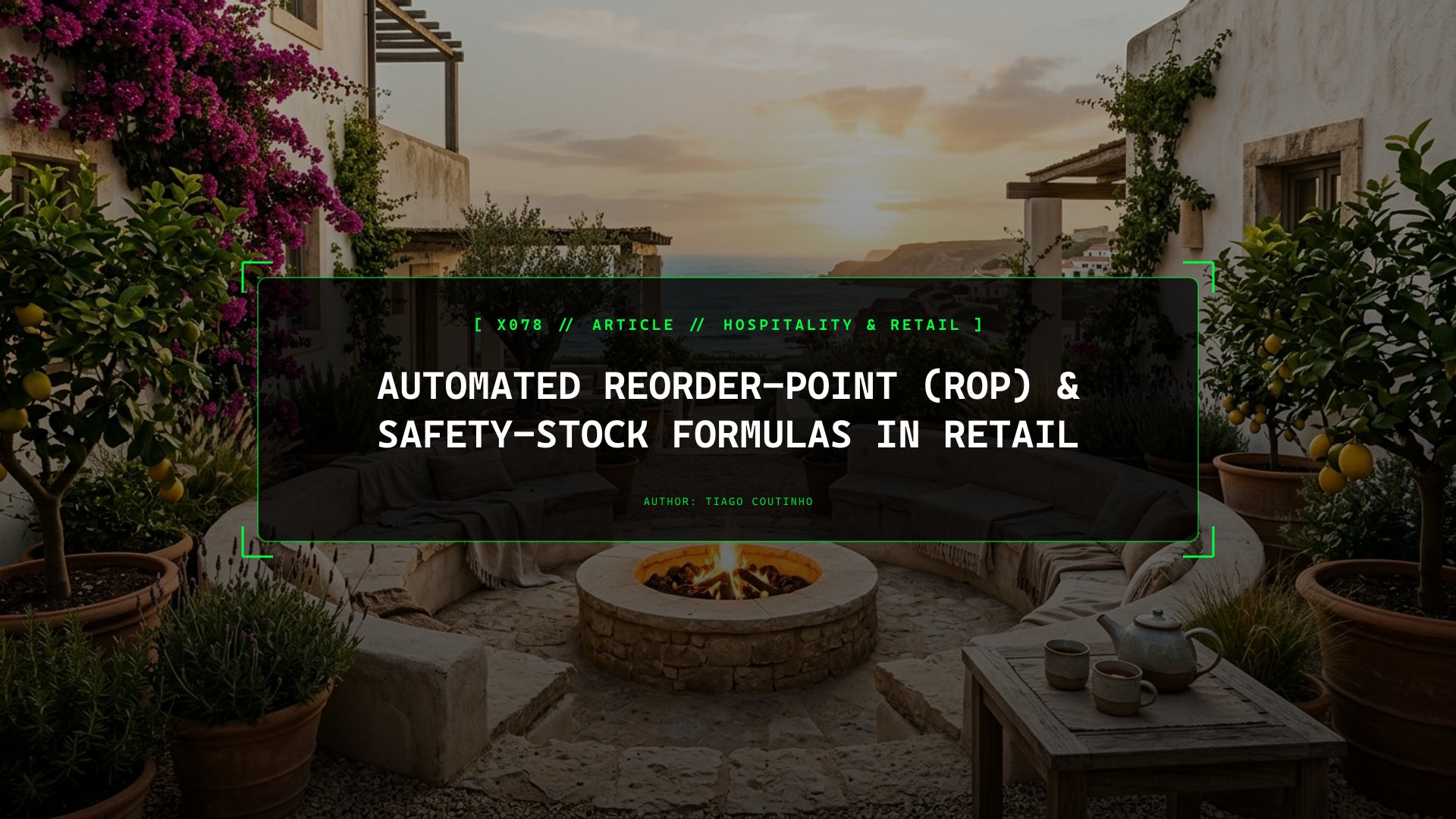Automated Reorder-Point (ROP) & Safety-Stock Formulas in Retail