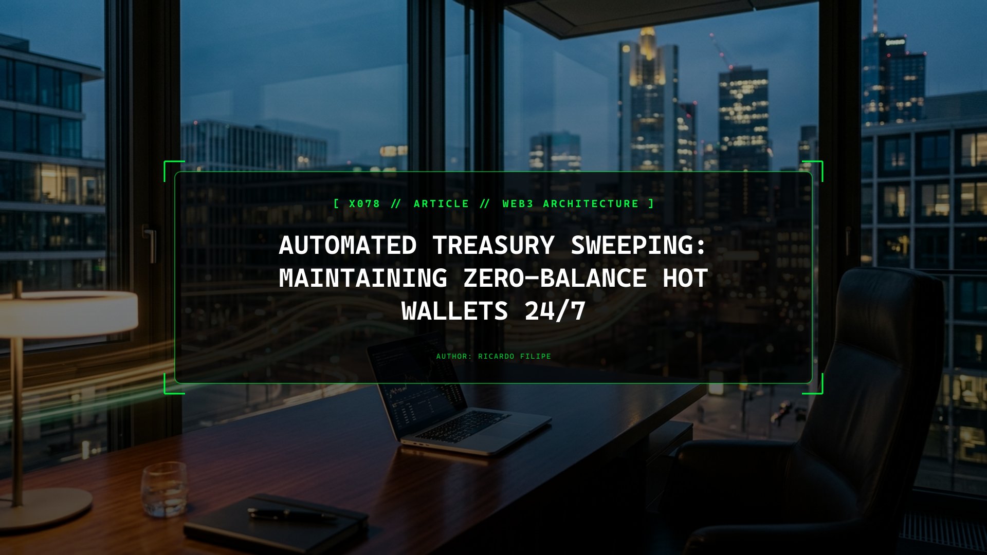 Automated Treasury Sweeping: Maintaining Zero-Balance Hot Wallets 24/7