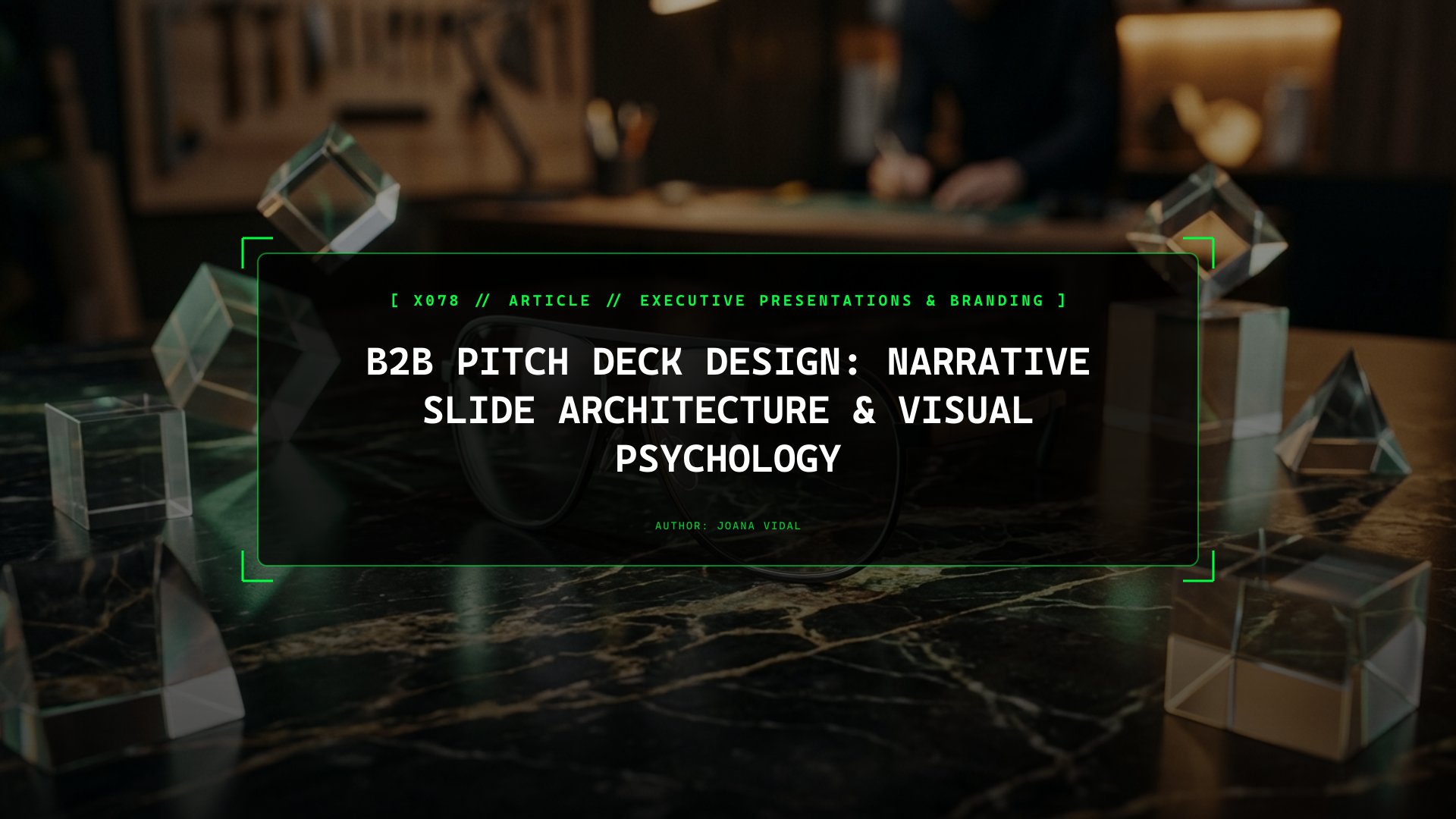 B2B Pitch Deck Design: Narrative Slide Architecture & Visual Psychology