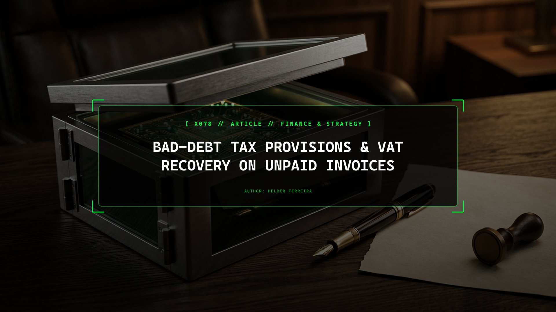 Bad-Debt Tax Provisions & VAT Recovery on Unpaid Invoices