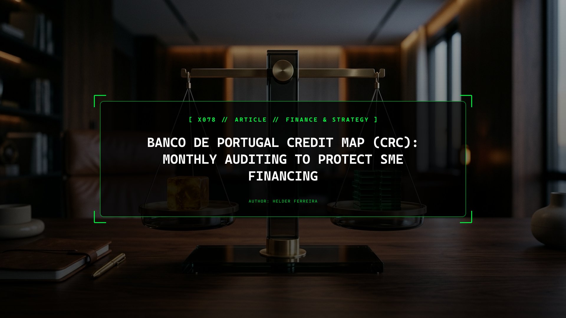 The Banco de Portugal CRC Map: How Monthly Audits Prevent Sudden Credit Freezes