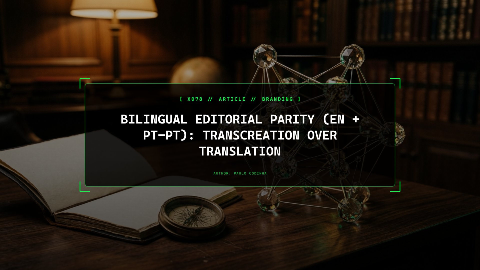 Bilingual Editorial Parity (EN + PT-PT): Transcreation Over Translation