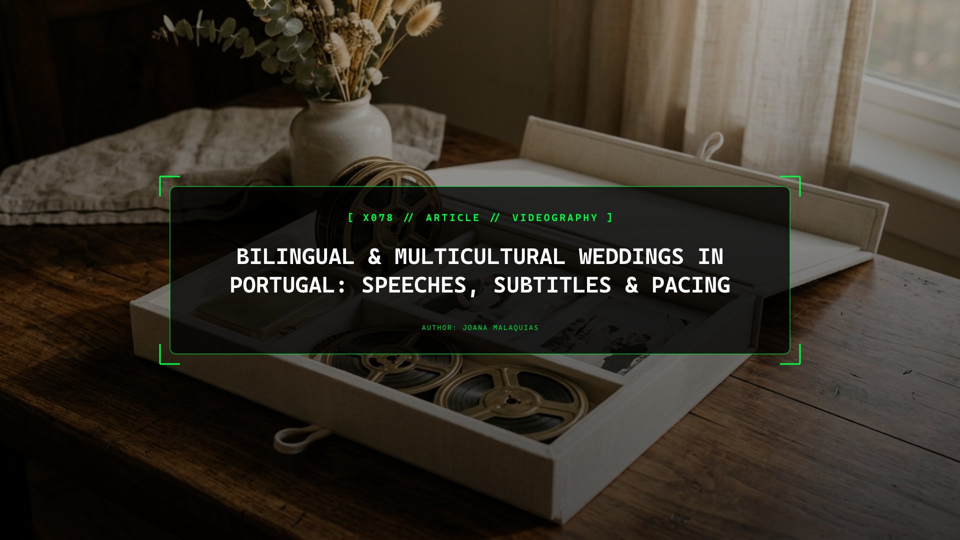 Bilingual & Multicultural Weddings in Portugal: Speeches, Subtitles & Pacing