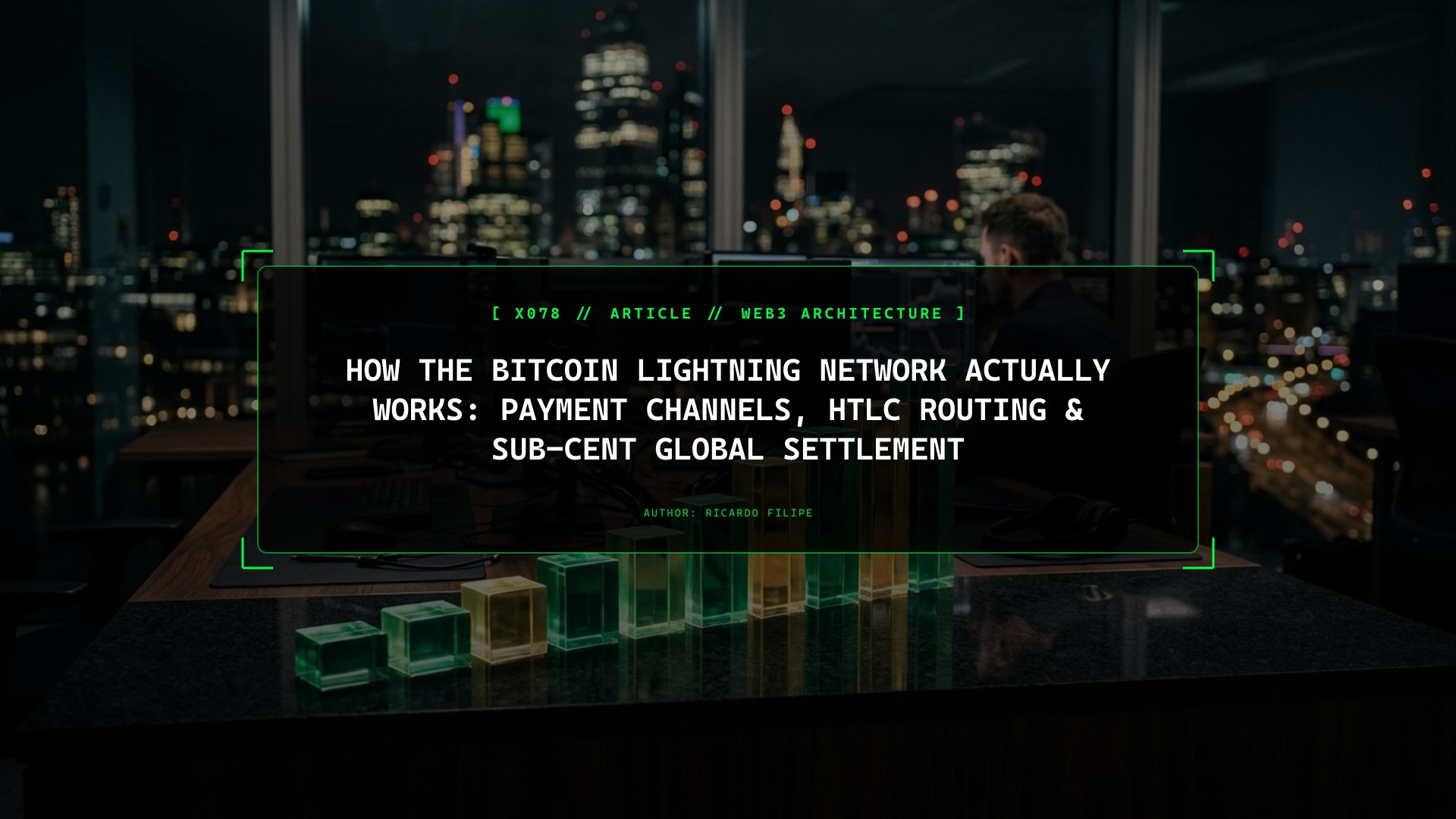 How the Bitcoin Lightning Network Actually Works: Payment Channels, HTLC Routing & Sub-Cent Global Settlement
