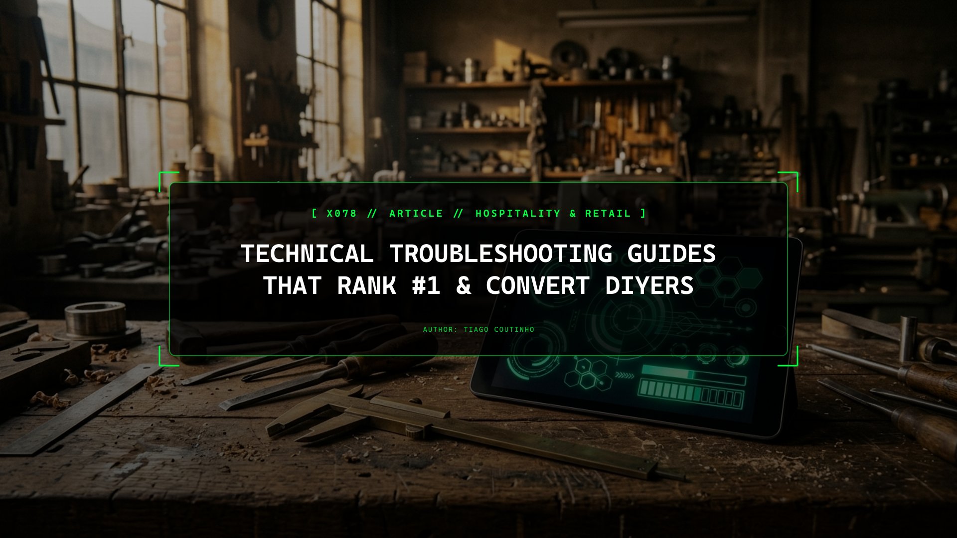 Technical Troubleshooting Guides That Rank #1 & Convert DIYers