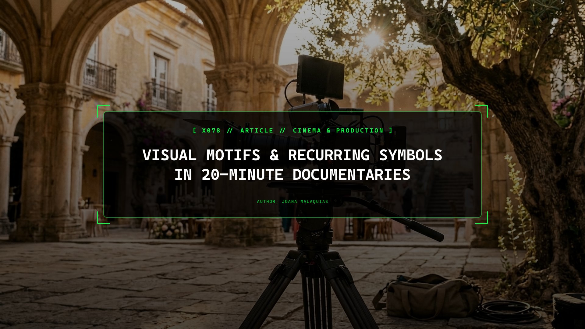 Visual Motifs & Recurring Symbols in 20-Minute Documentaries