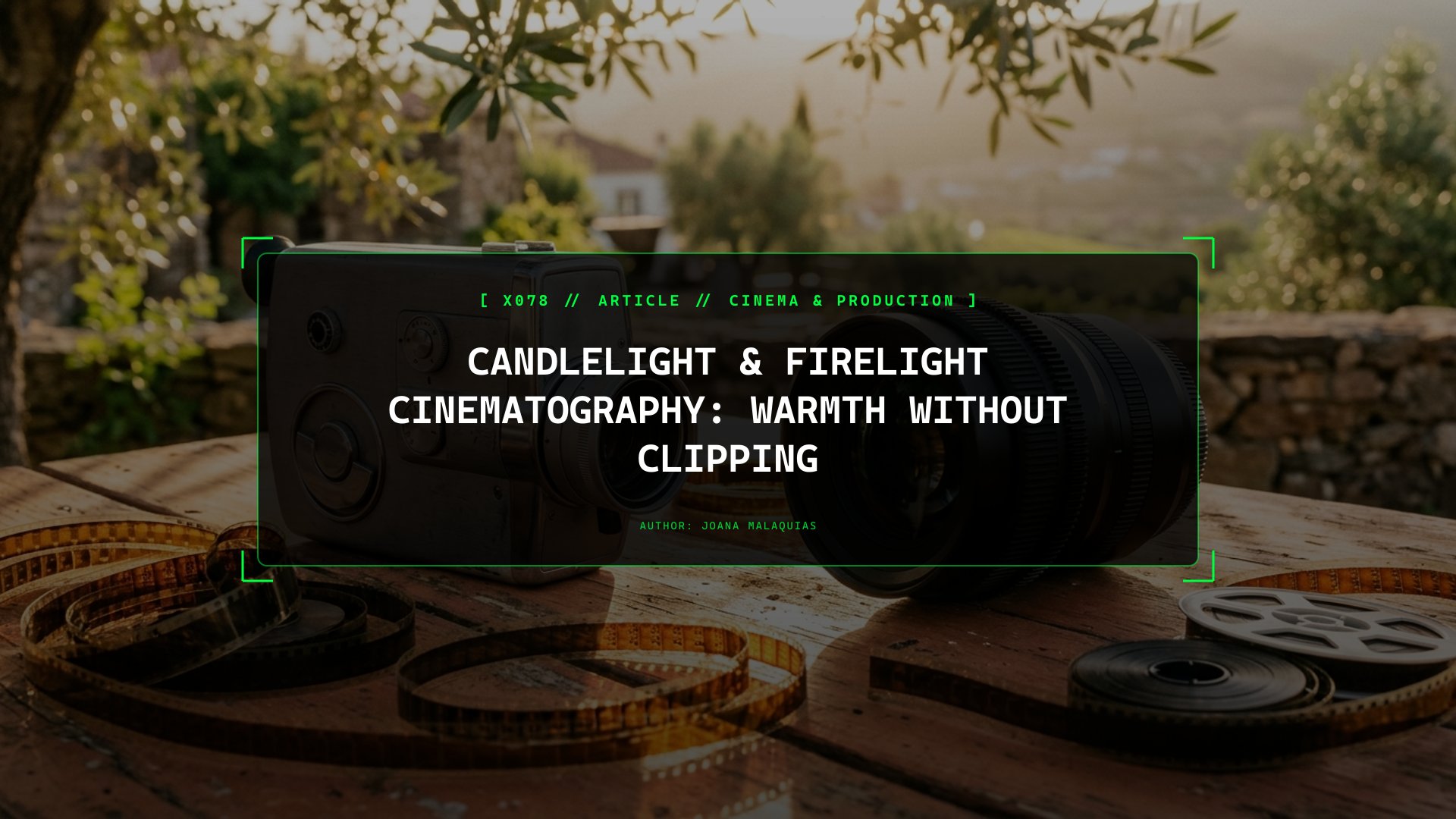 Candlelight & Firelight Cinematography: Warmth Without Clipping