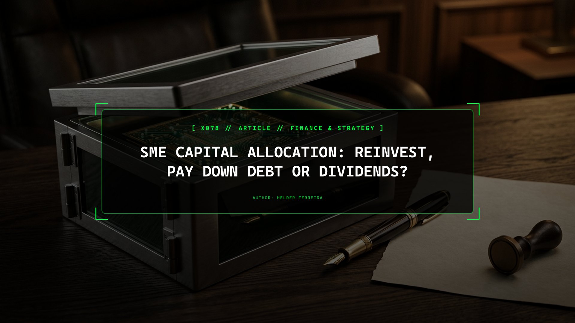 SME Capital Allocation: Reinvest, Pay Down Debt or Dividends?