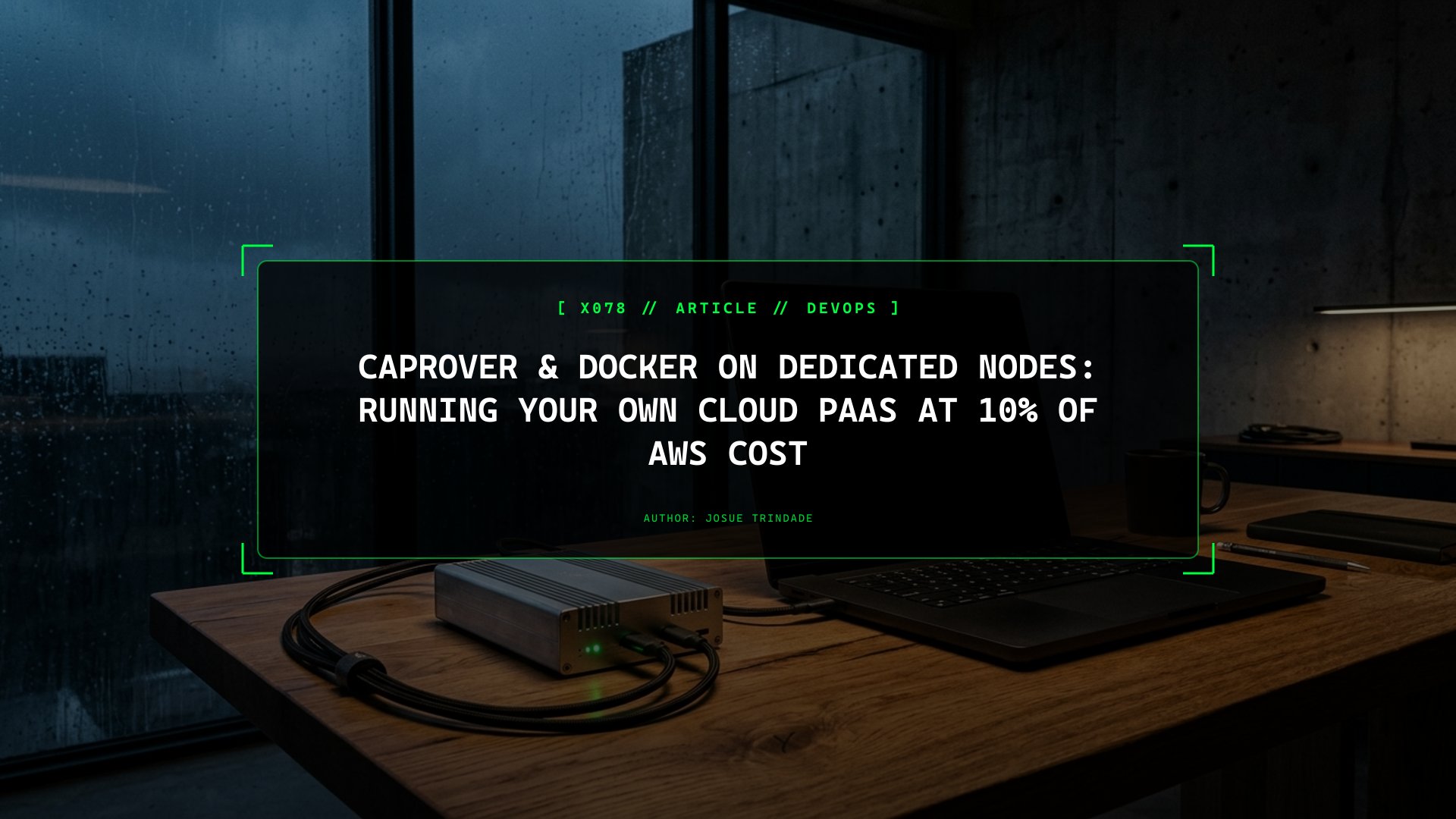 CapRover & Docker on Dedicated Nodes: Running Your Own Cloud PaaS at 10% of AWS Cost