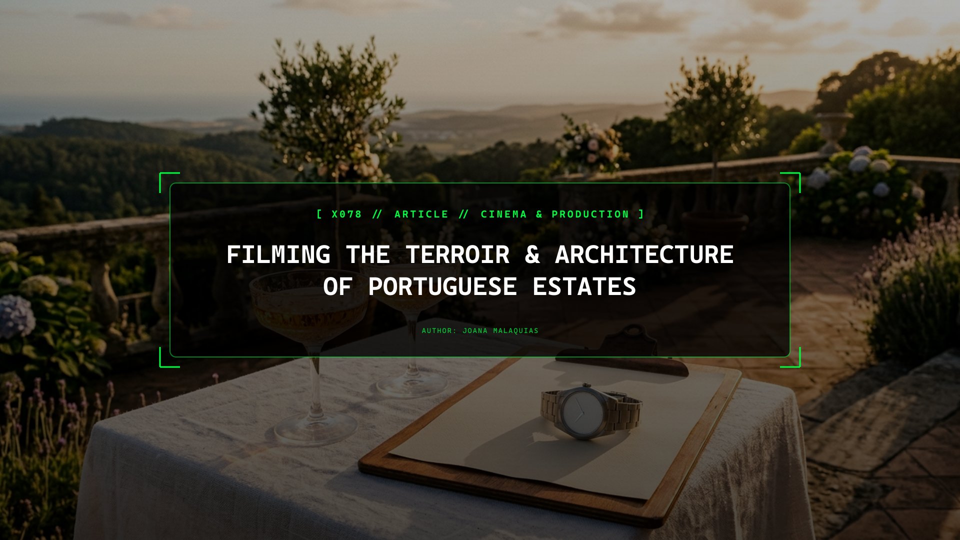 Filming the Terroir & Architecture of Portuguese Estates