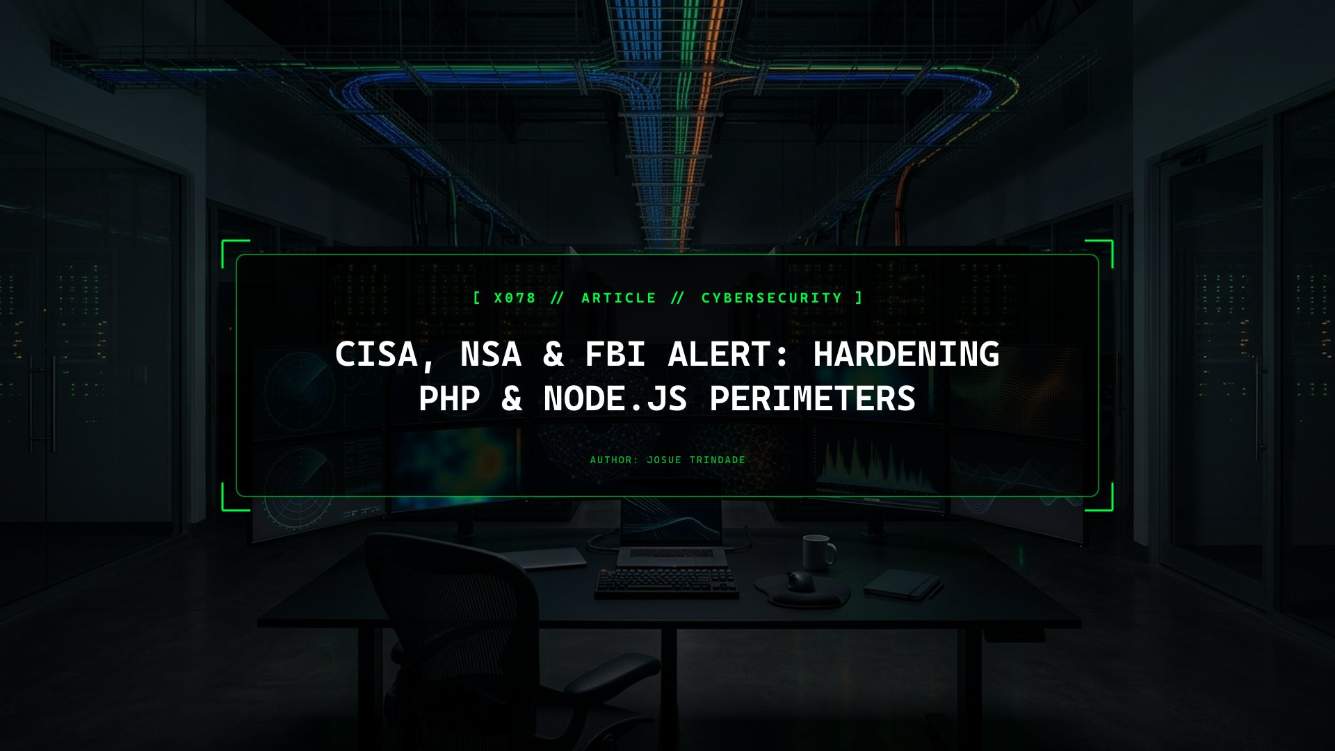 CISA, NSA & FBI Emergency Advisory: Hardening PHP, Node.js & Exposed Ports