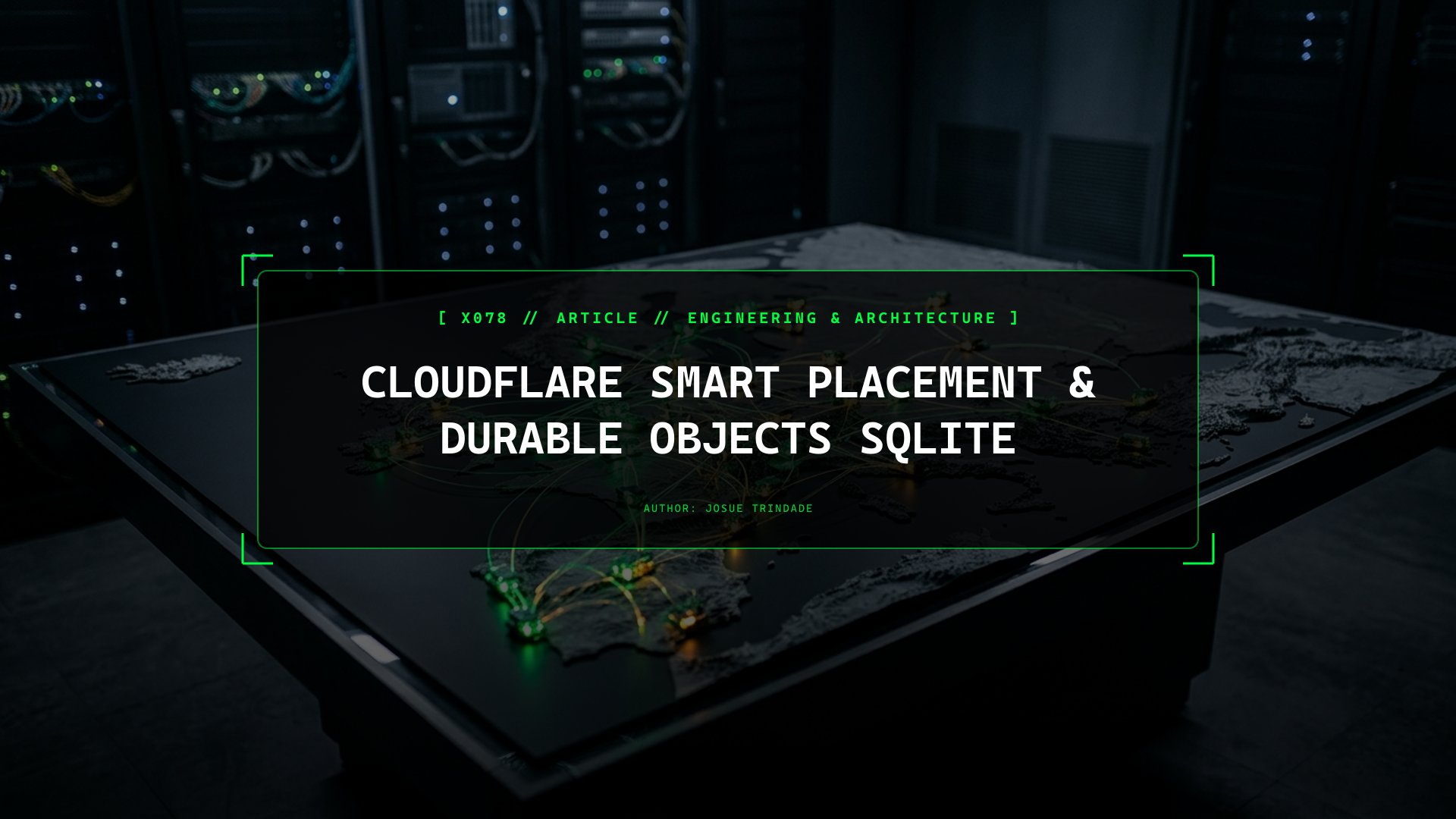 Eliminating Edge-to-Database Chatty Round-Trips with Smart Placement and SQLite Durable Objects