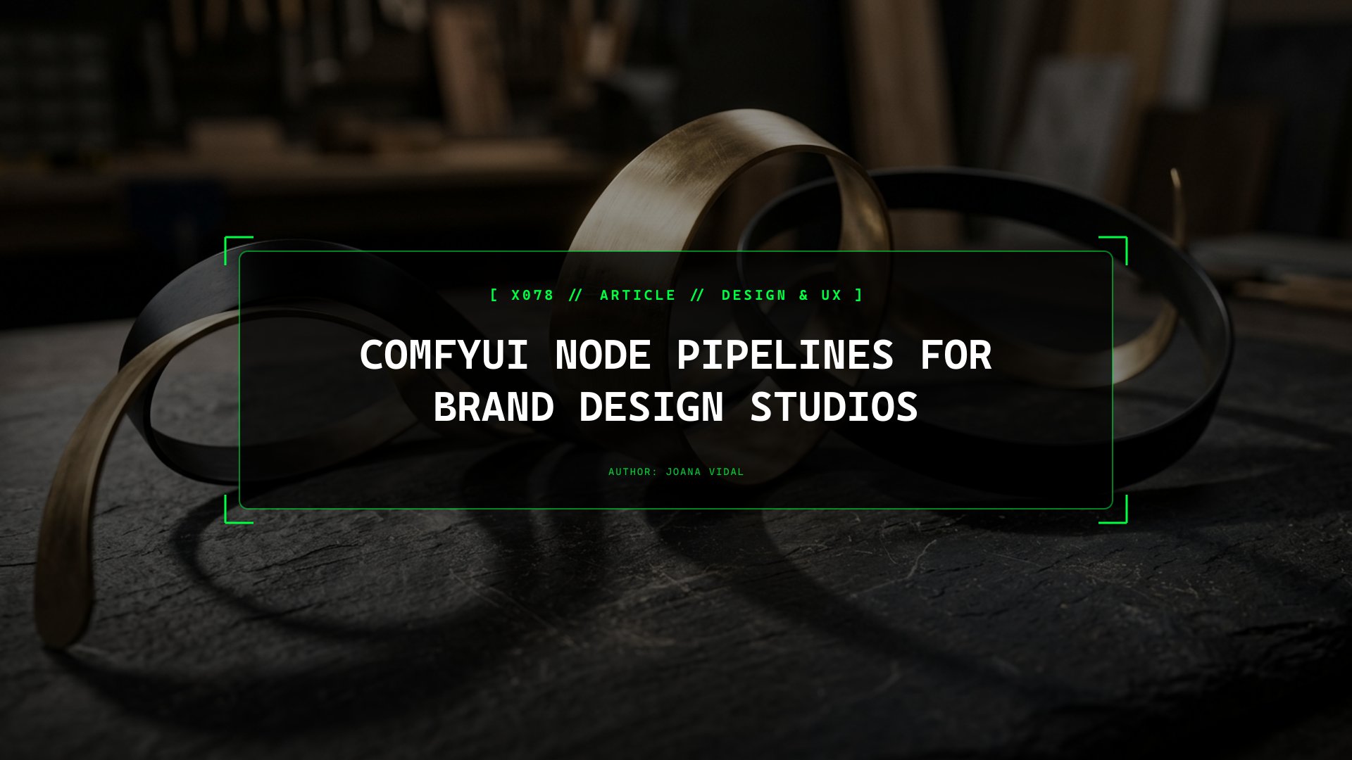 Building ComfyUI Node-Based Brand Asset Pipelines for Design Studios