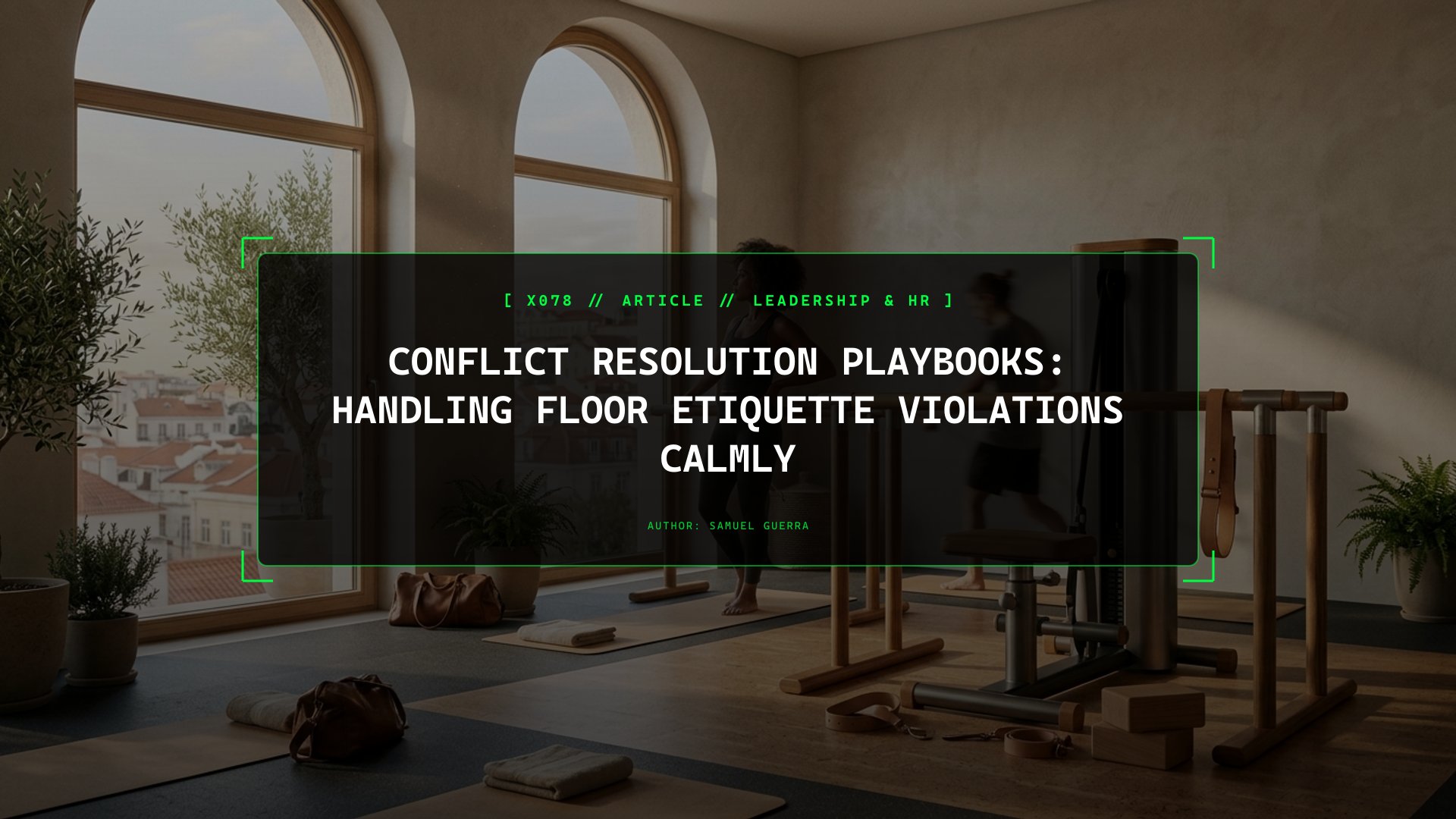 Conflict Resolution Playbooks: Handling Floor Etiquette Violations Calmly