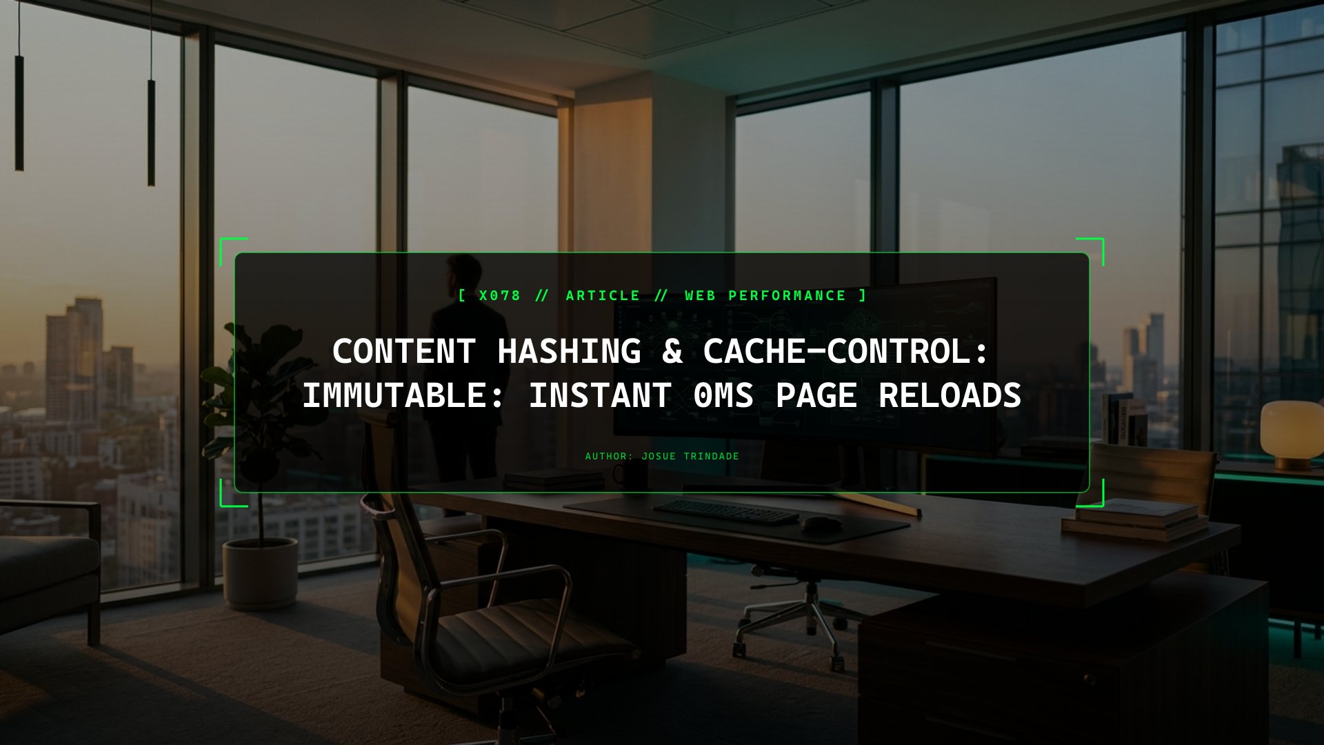 How Content-Hashed Filenames (app.8f92a.js) and Cache-Control: immutable Make Repeat Visits Load in 0ms