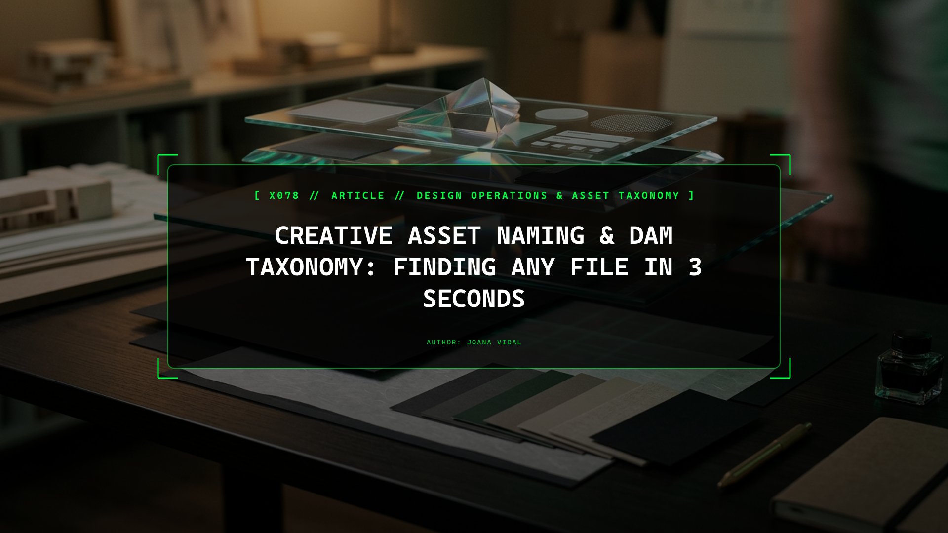 Creative Asset Naming & DAM Taxonomy: Finding Any File in 3 Seconds
