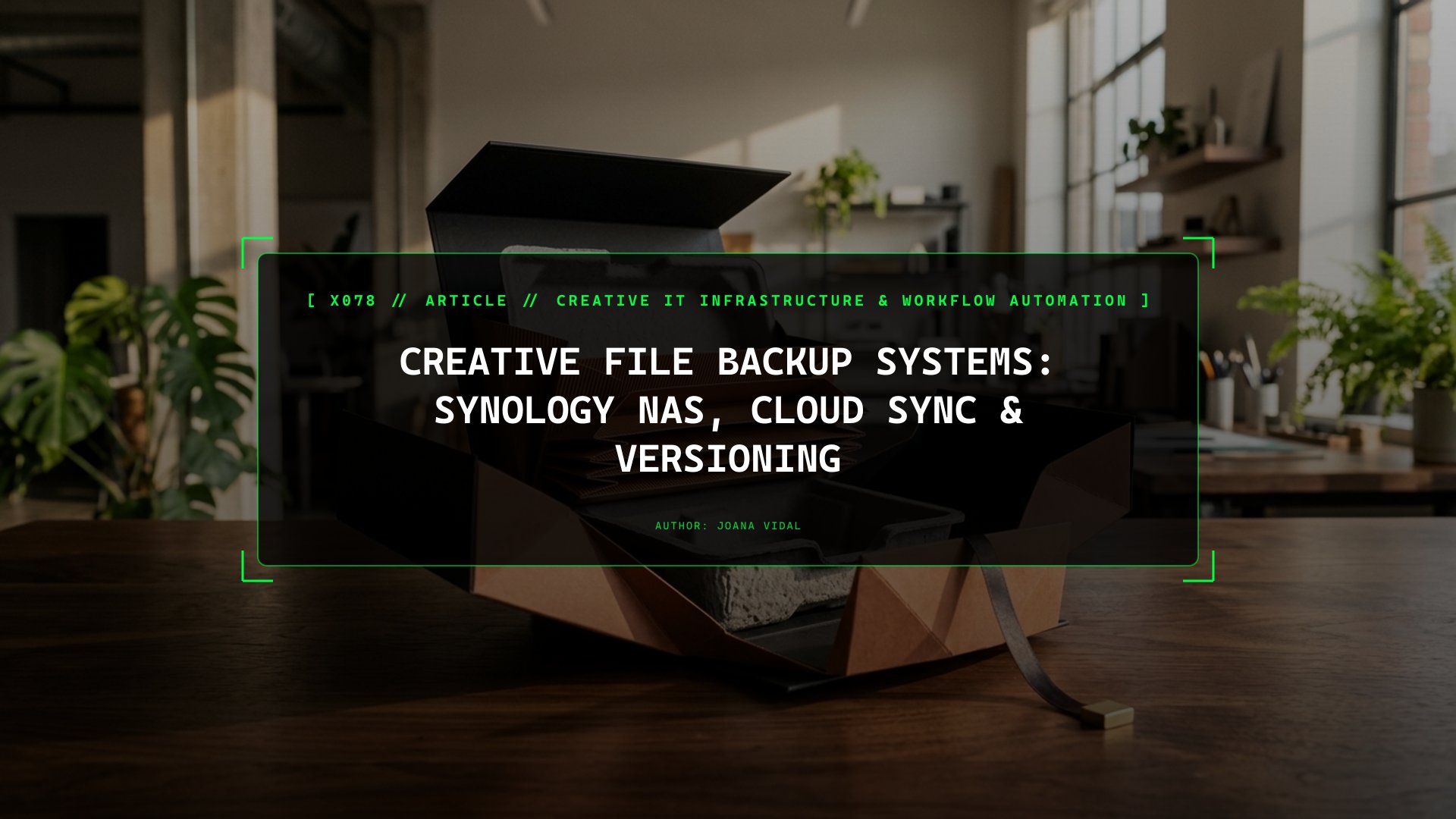 Creative File Backup Systems: Synology NAS, Cloud Sync & Versioning