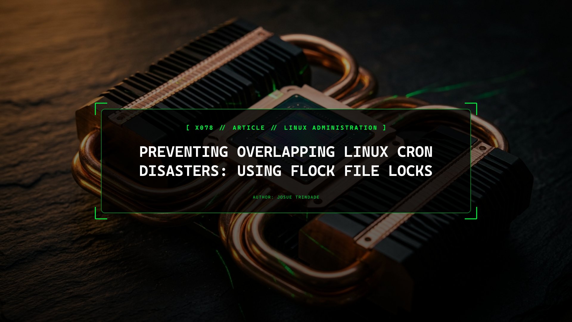 Preventing Overlapping Script Disasters: Using flock File Locks So Slow Backup Scripts Never Stack Up and Crash RAM