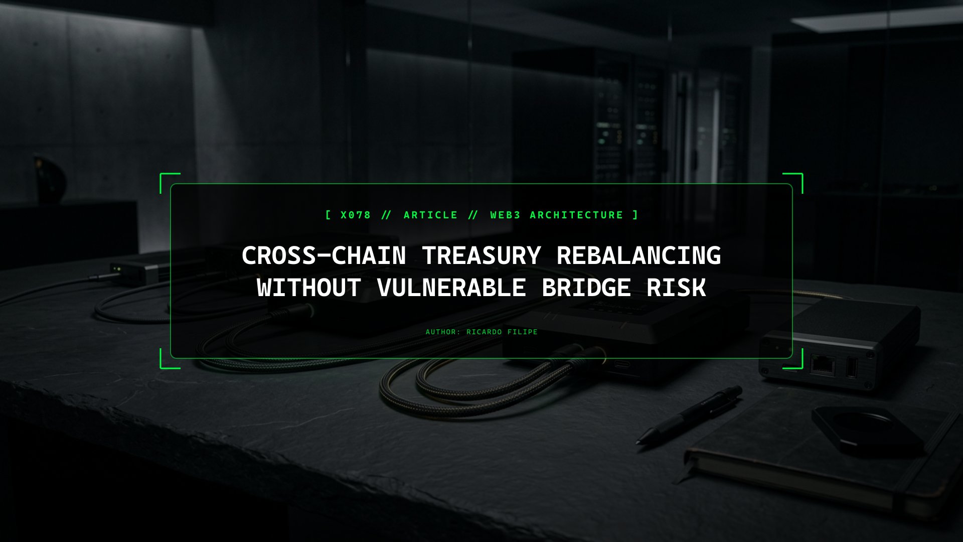 Cross-Chain Treasury Rebalancing Without Vulnerable Bridge Risk
