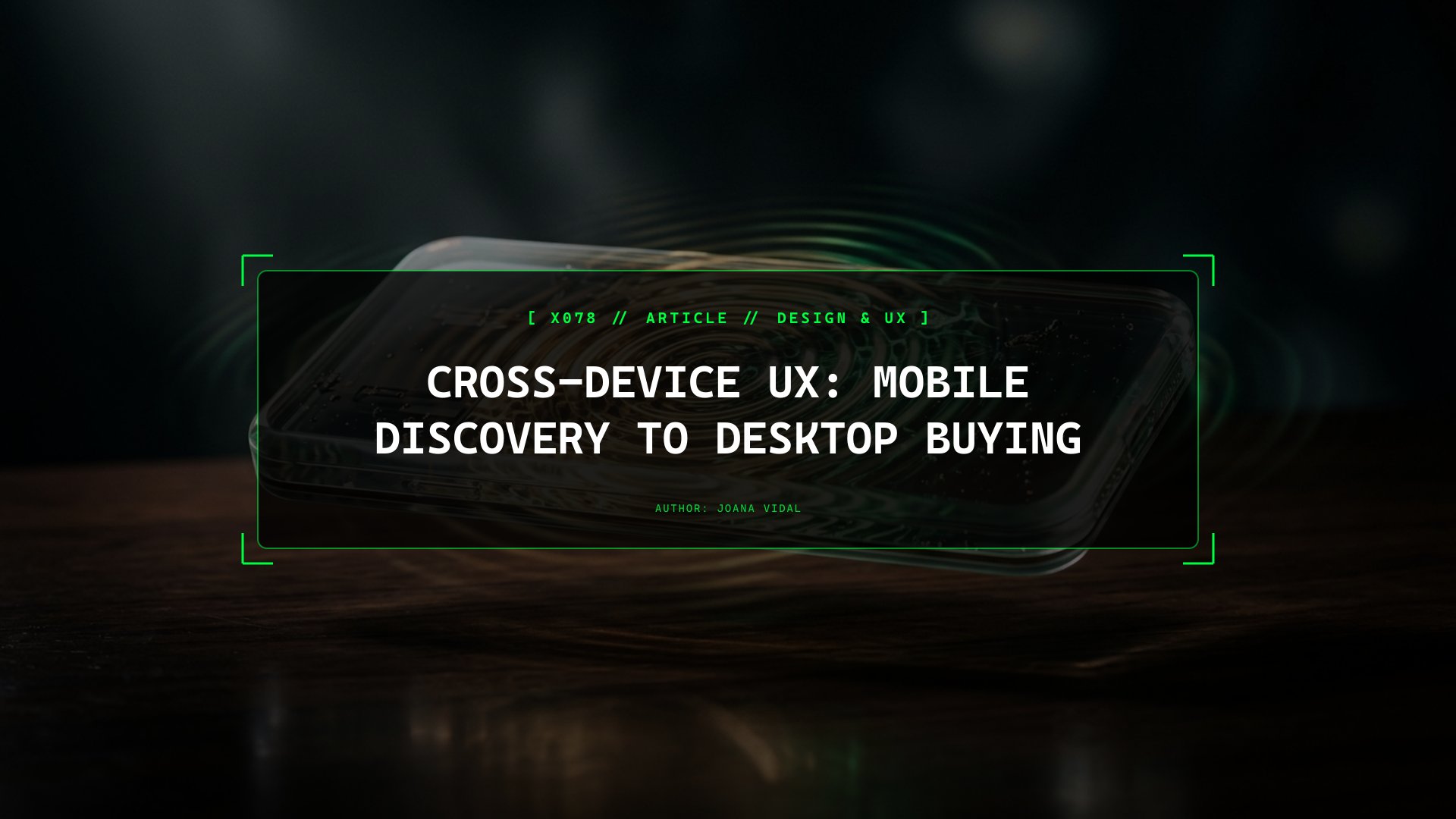Cross-Device Session Continuity from Mobile Discovery to Desktop Procurement