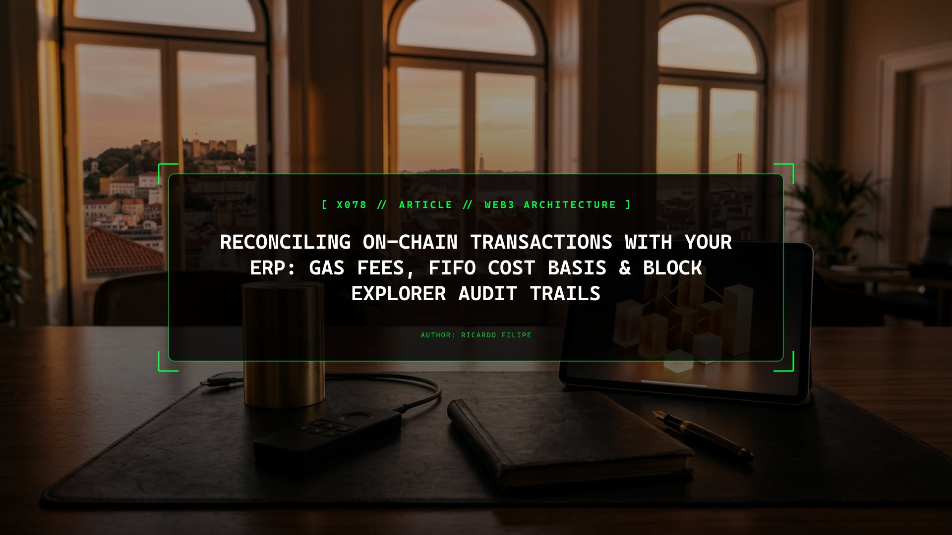 Reconciling On-Chain Transactions with Your ERP: Gas Fees, FIFO Cost Basis & Block Explorer Audit Trails