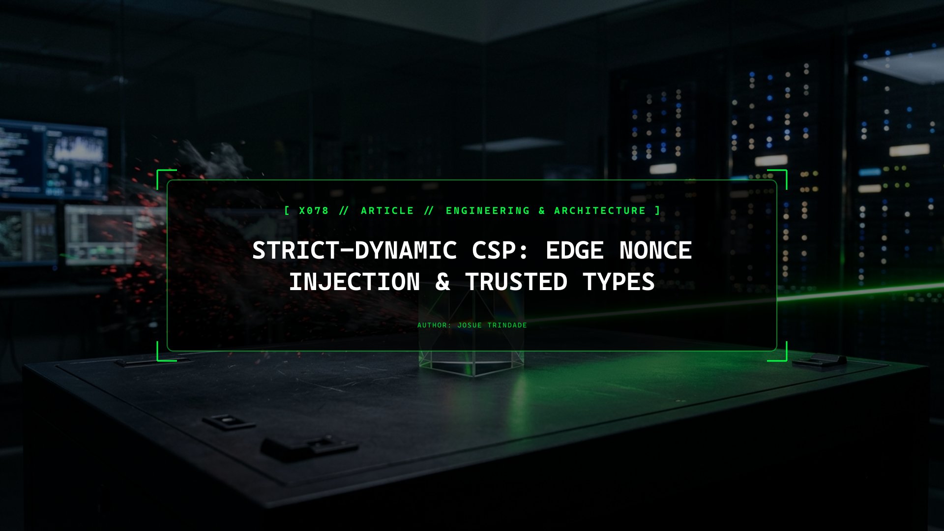 Defeating XSS in Modern Web Apps with Edge-Injected Cryptographic Nonces and strict-dynamic CSP
