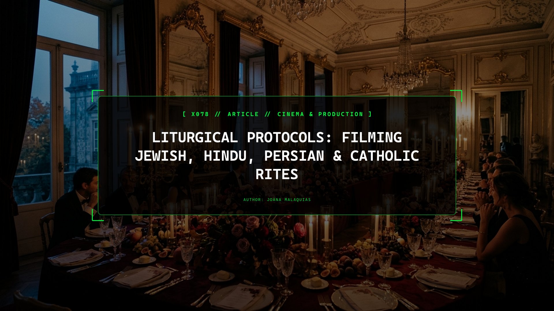 Liturgical Protocols: Filming Jewish, Hindu, Persian & Catholic Rites