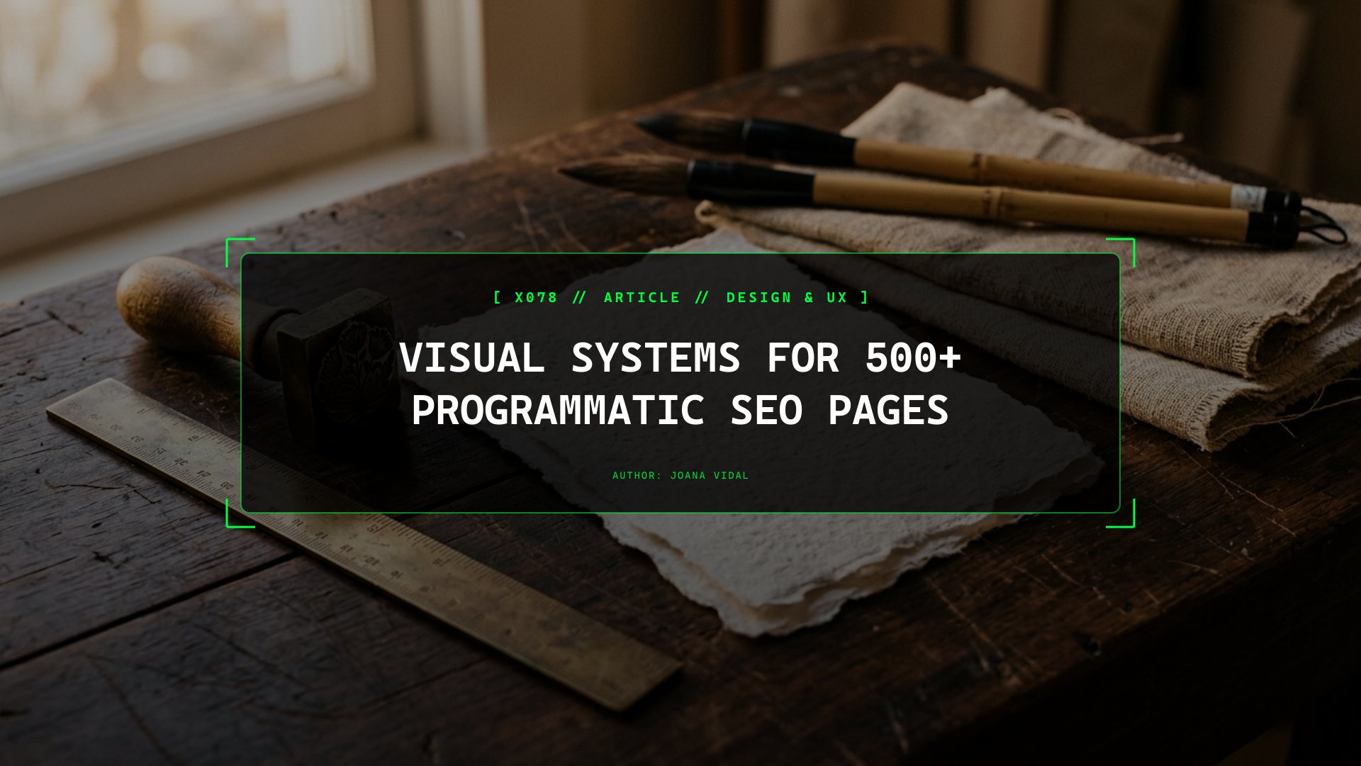 Curating Photography & Illustration Systems That Unify 500+ Programmatic Pages