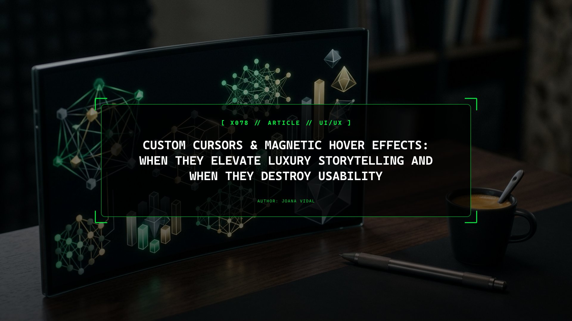 Custom Cursors & Magnetic Hover Effects: When They Elevate Luxury Storytelling and When They Destroy Usability