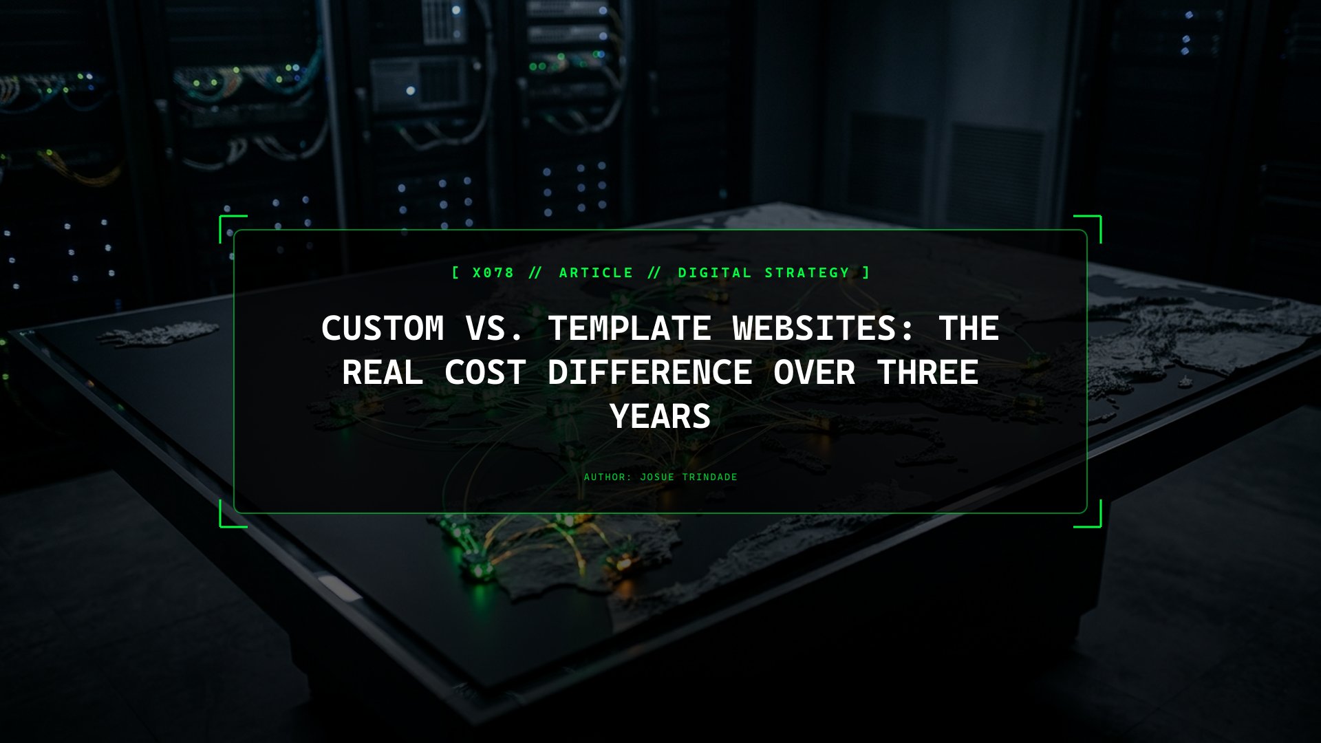 Custom vs. Template Websites: The Real Cost Difference Over Three Years