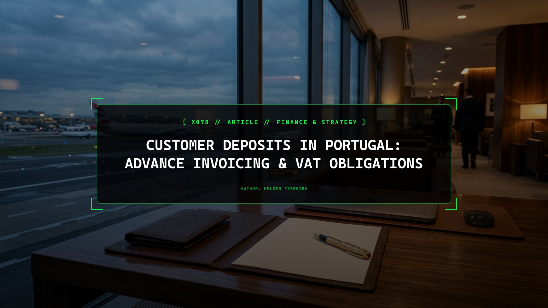 Customer Deposits in Portugal: Advance Invoicing & VAT Obligations