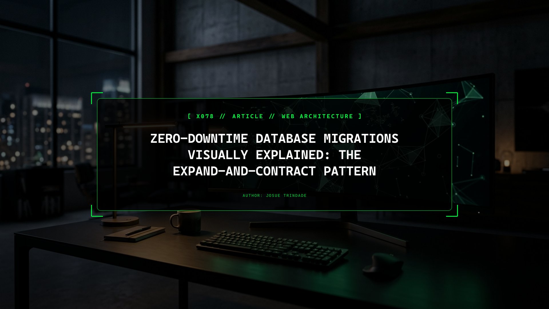 Zero-Downtime Database Migrations Visually Explained: The Expand-and-Contract Pattern