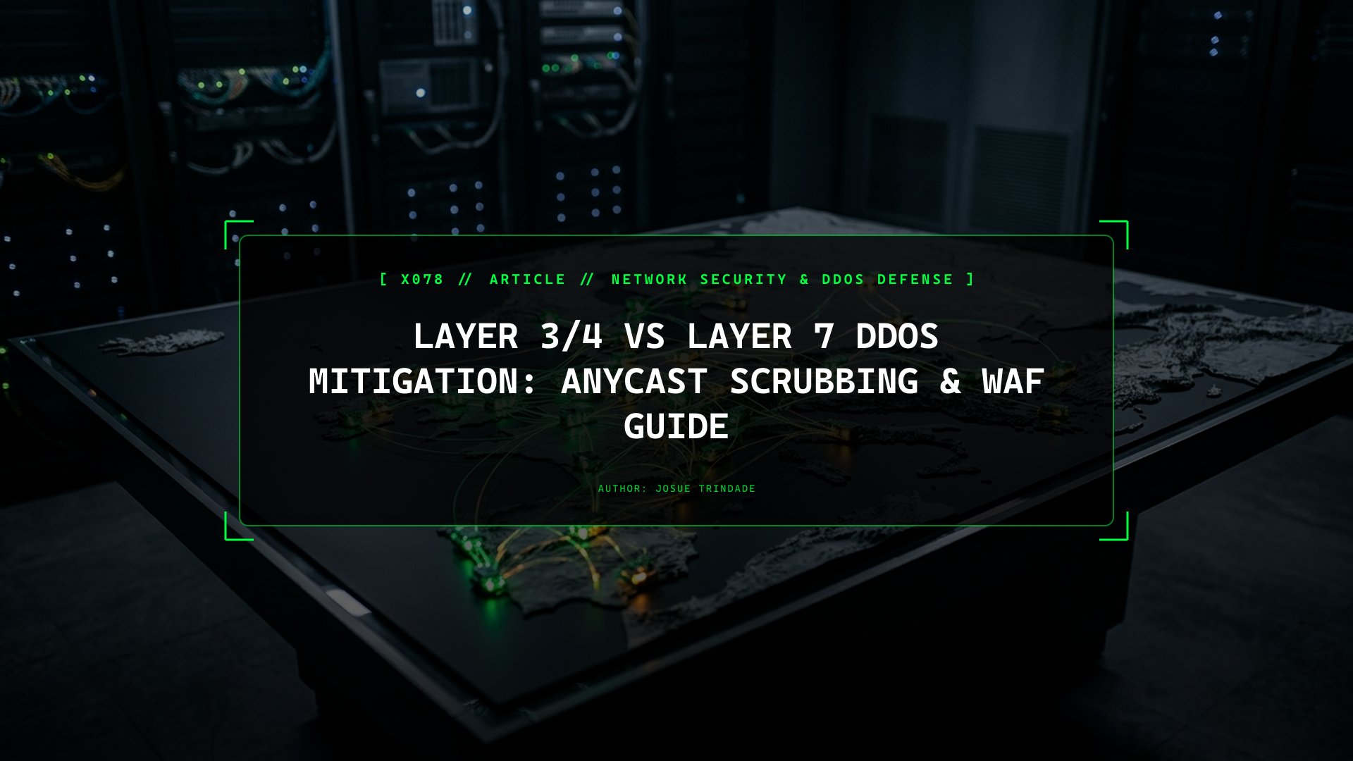 Layer 3/4 vs Layer 7 DDoS Mitigation: Anycast Scrubbing & WAF Guide