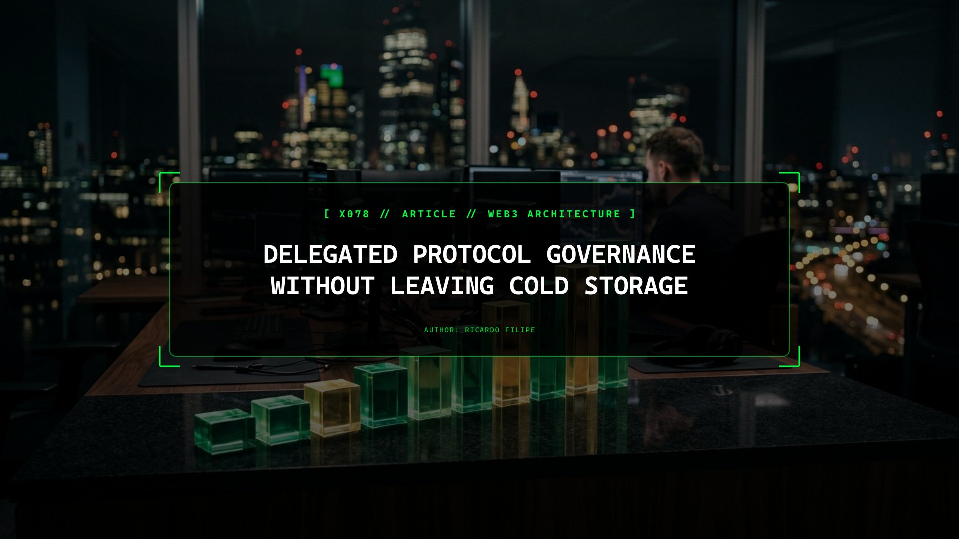 Delegated Protocol Governance Without Leaving Cold Storage