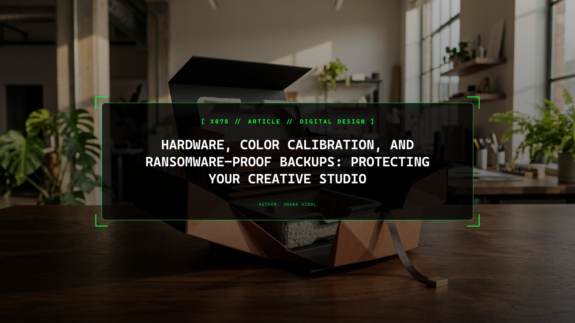 Hardware, Color Calibration, and Ransomware-Proof Backups: Protecting Your Creative Studio