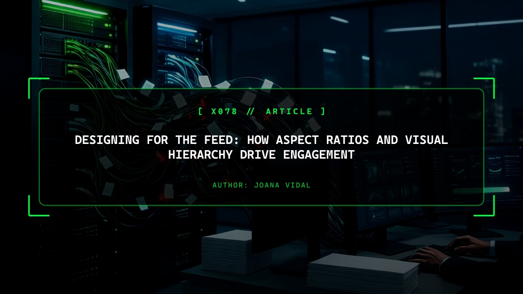Designing for the Feed: How Aspect Ratios and Visual Hierarchy Drive Engagement