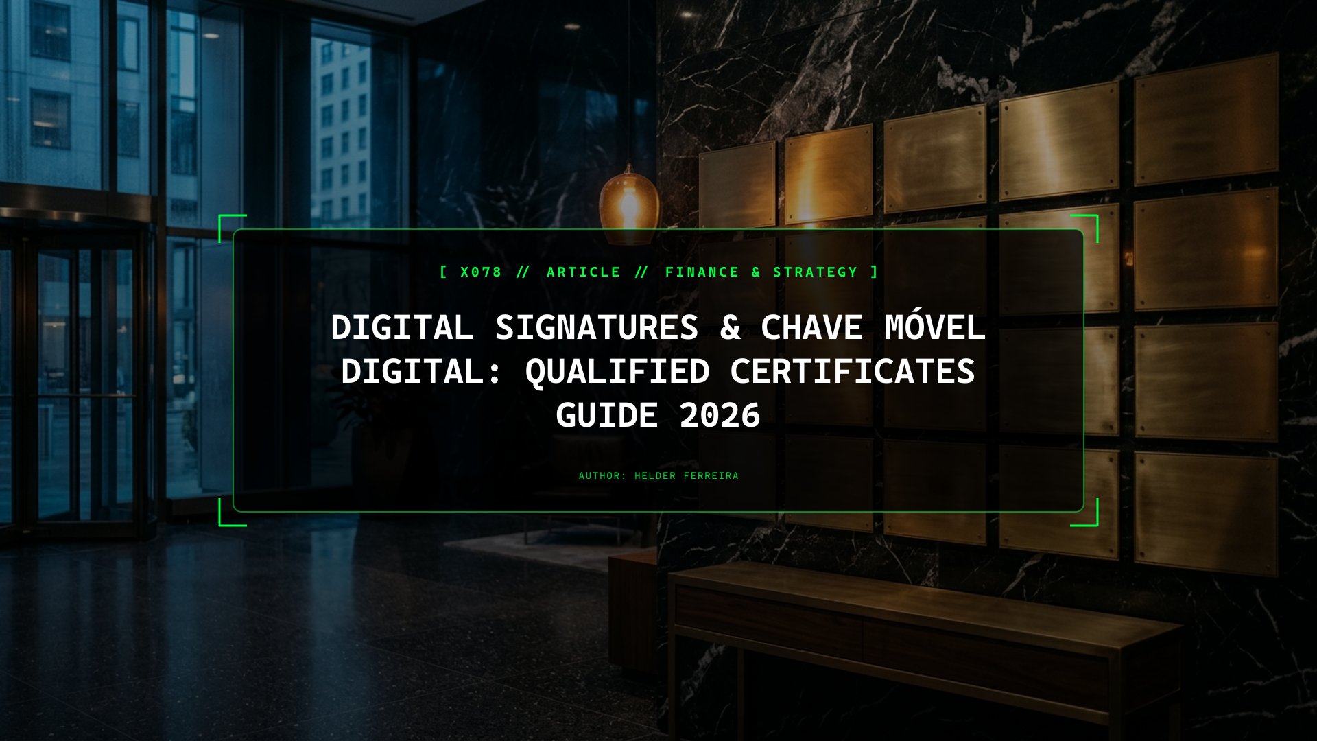 Chave Móvel Digital & Qualified Signatures: Securing Board Minutes and Contracts