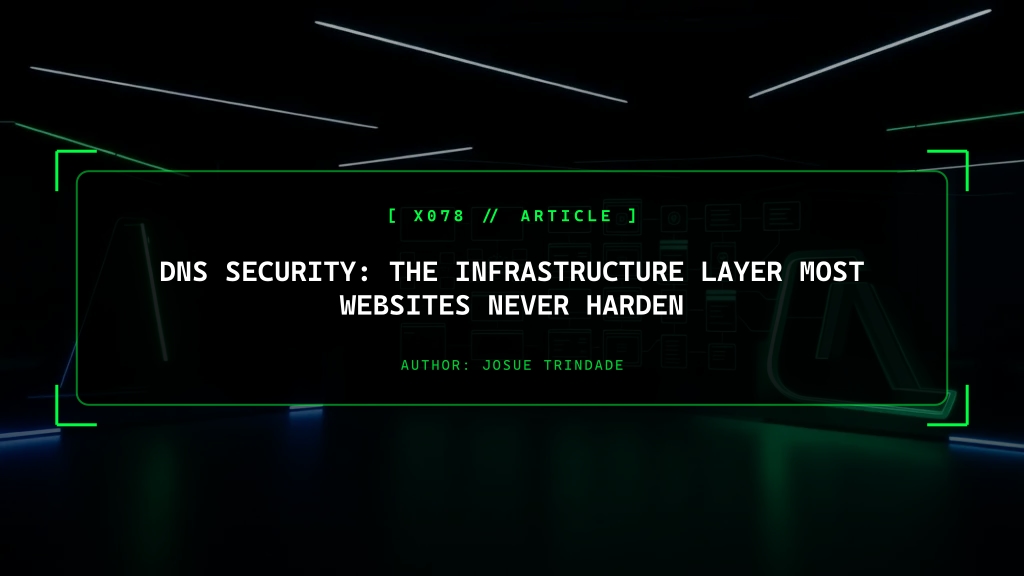 DNS Security: The Infrastructure Layer Most Websites Never Harden
