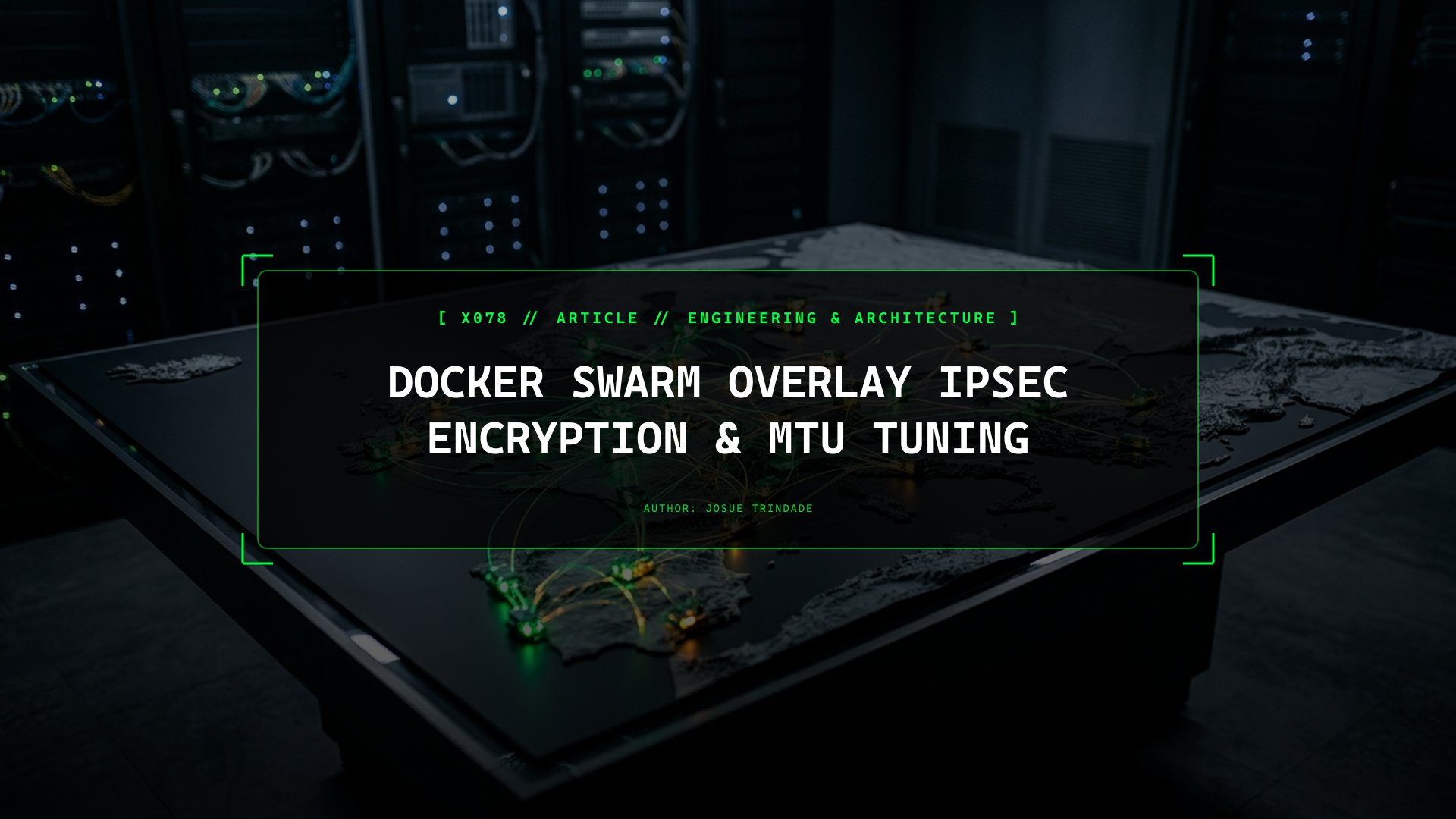 Securing Multi-Node Docker Swarm Overlay Networks with IPSec ESP and MTU Alignment