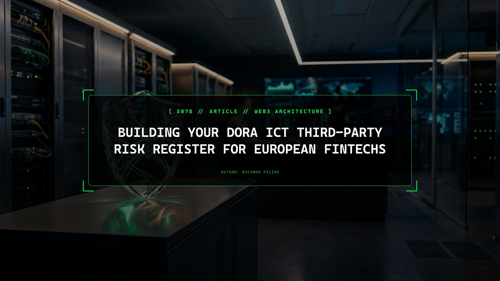 Building Your DORA ICT Third-Party Risk Register for European Fintechs