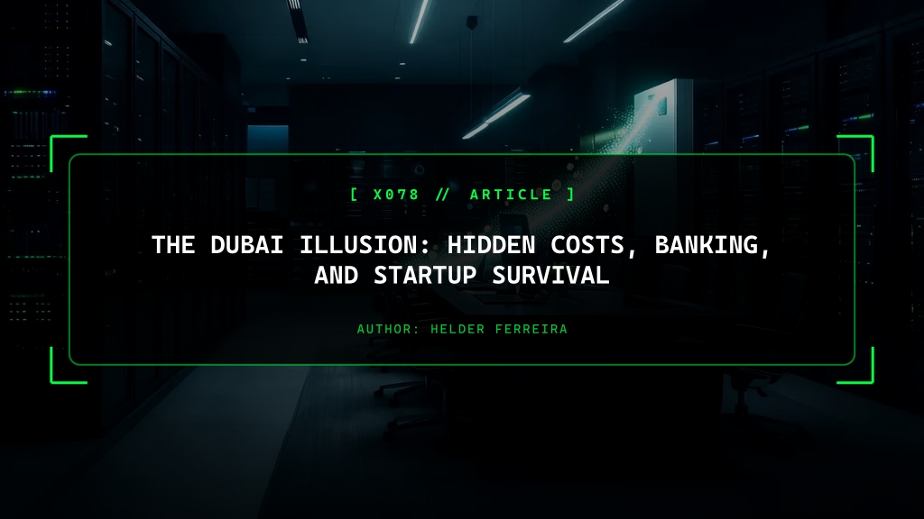 The Dubai Illusion: Hidden Costs, Banking, and Startup Survival