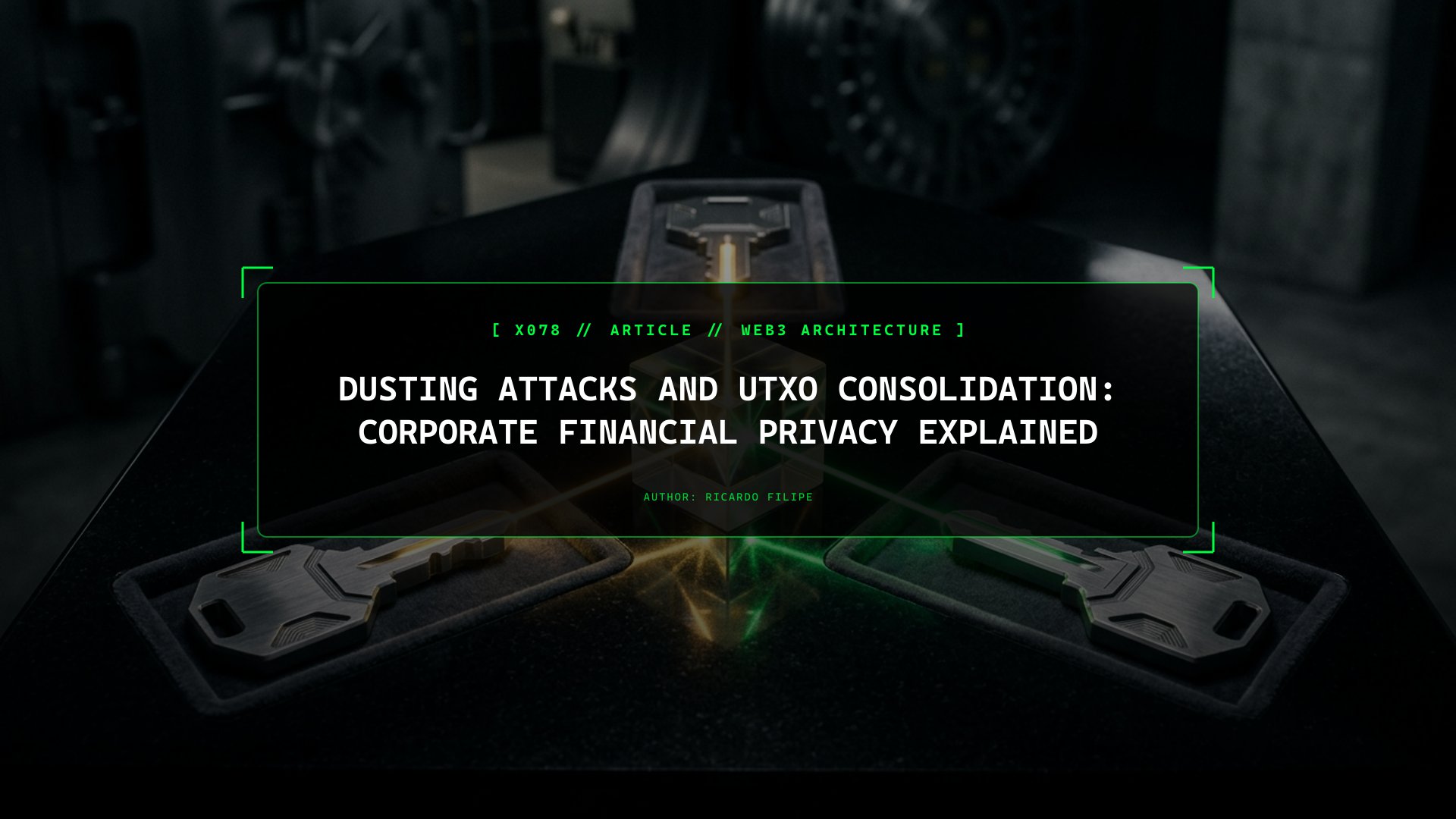 Dusting Attacks and UTXO Consolidation: Corporate Financial Privacy Explained