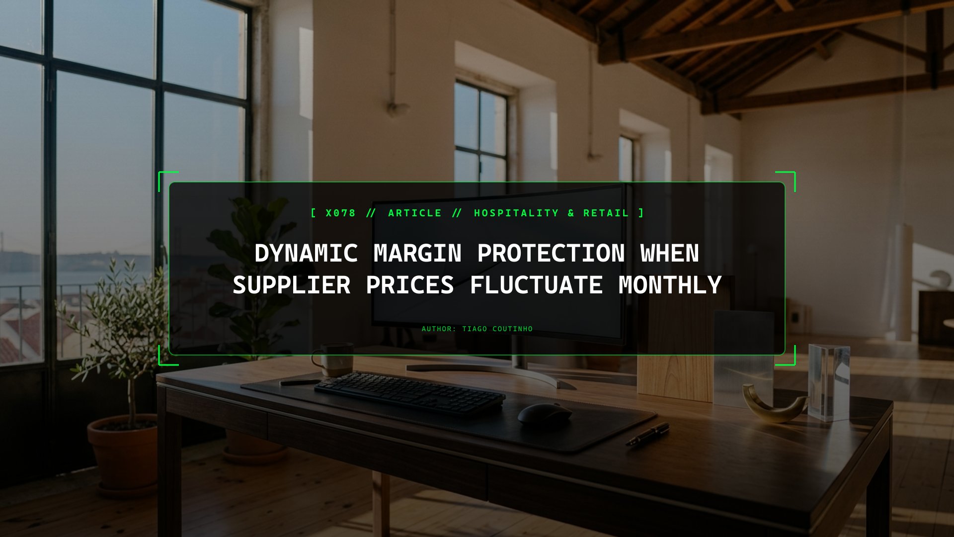 Dynamic Margin Protection When Supplier Prices Fluctuate Monthly