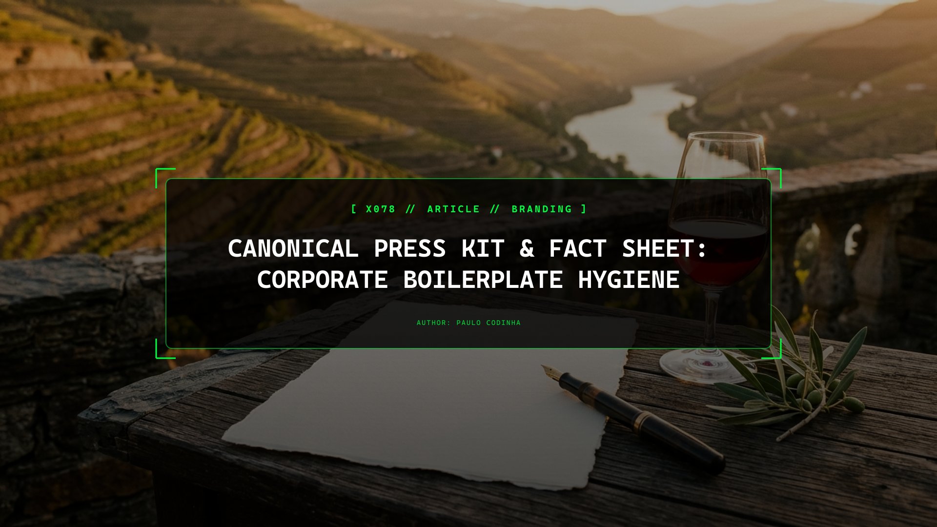 Writing Your Company's Canonical Boilerplate & Fact Sheet So Journalists and AI Search Engines Never Misquote You